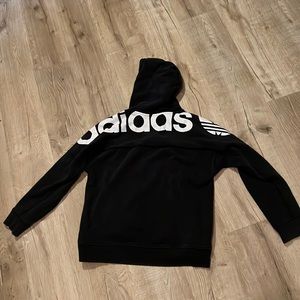 Adidas hoodie. Adidas across shoulders. Size small